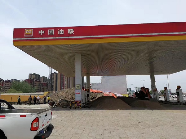 中國油聯(lián)阜蒙縣順達(dá)加油站改造采用正達(dá)雙層油罐